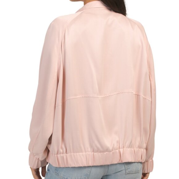 NEW ZARA 90s style Windbreaker viscose pink for women 261mn - Picture 2 of 2